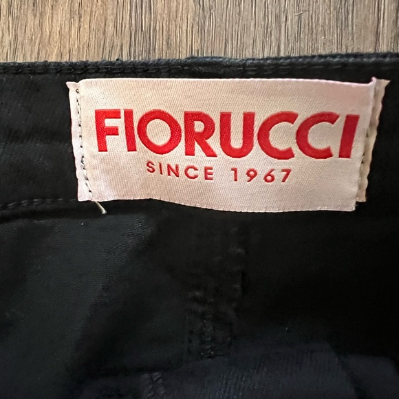 NWT Fiorucci Mini Gonna Distressed Black Denim Mini Skirt Size Euro 44 US 32 - Picture 2 of 8